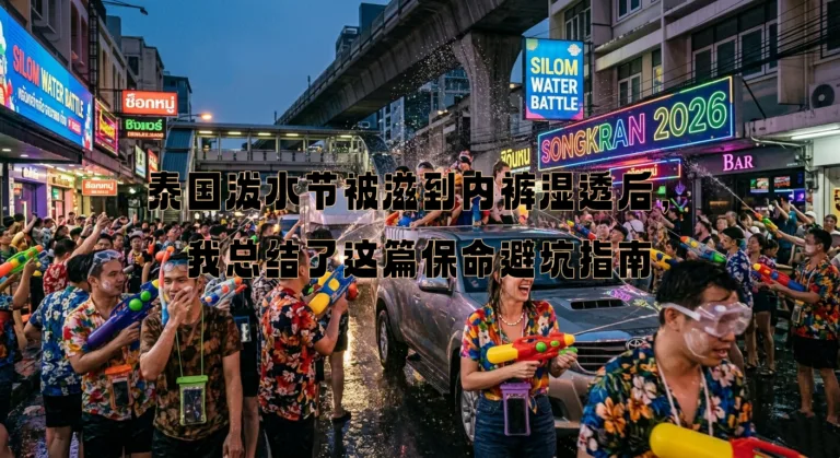 泰国泼水节被滋到内裤湿透后，我总结了这篇保命避坑指南配图