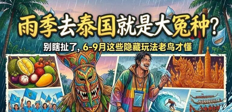 别嫌雨季烦！泰国6-9月这几个野生节日，才是老鸟才懂的隐秘狂欢配图